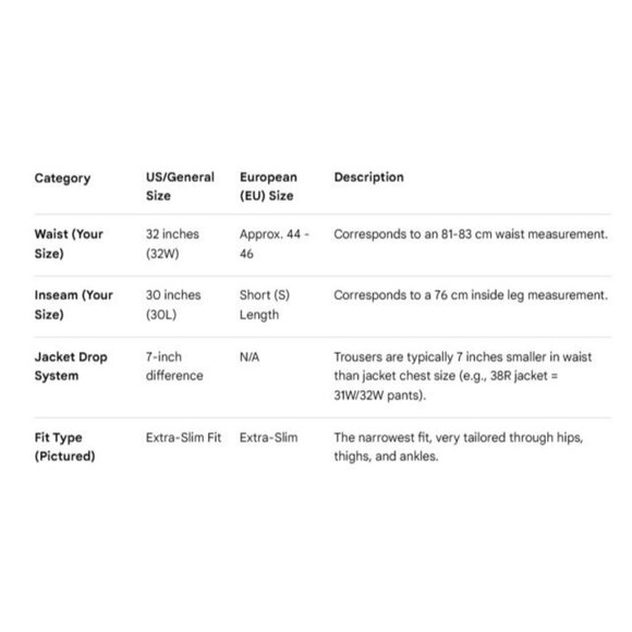 Tommy Hilfiger Mens Stretch Wool Blend Plaid Suit Dress Pant Blue Size 32W NWT - Picture 6 of 6